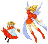 Child and adolescent Nina from Breath of Fire III
