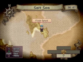 Ocean Spot 2 as seen from worldmap.