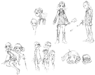 Nina line sketches