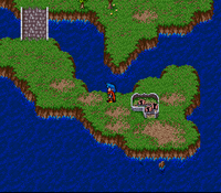 Ryu traversing the world map.