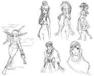 Lin Line sketches