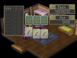 You start by paying 500 Zenny. You have to find the correct combination.