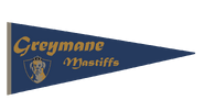 A Greymane Mastiffs-themed pennant.