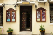 The doors of Mercury's former residence in Stone Town, Zanzibar.