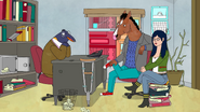 BoJack and Diane meet with Pinky to discuss their book