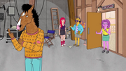 S3E09 90s PC about to introduce herself to BoJack