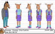 Young Charlotte model sheet