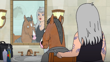 S6E07 BoJack grey hair reveal