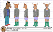 Old Charlotte model sheet