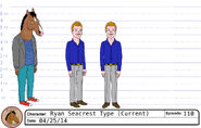 Ryan Seacrest Type model sheet