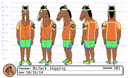 BoJack jogging outfit model sheet.png