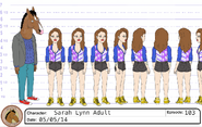 Sarah Lynn model sheet
