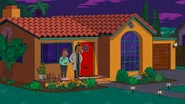 BoJack and Hollyhock outside Gina's house
