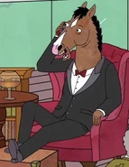 Black suit with red bow tie, Say Anything