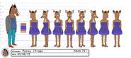 Penny prom model sheet