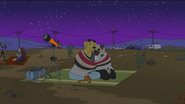 S5E03 Mr Peanutbutter and Pickles cuddle under blanket