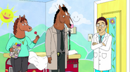 S5E09 BoJack And Hollyhock at Dr Hu’s office