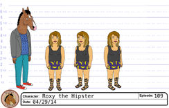 Roxy model sheet