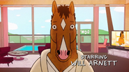 Season 4 intro BoJack's living room is repaired