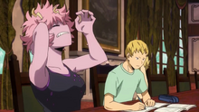 Mina and Ojiro study