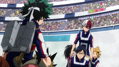 Team Todoroki vs Team Midoriya