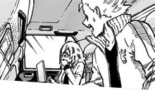 Fuyumi and Natsuo watching the news in horror