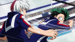 Izuku vs Shoto 2