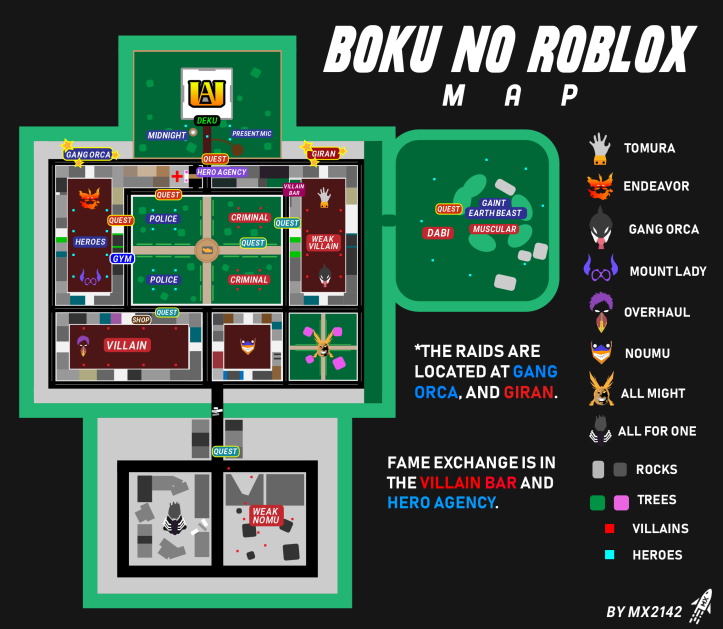 boku no roblox all codes