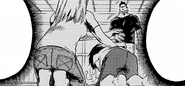 Rei tries to protect Shoto against Enji's overwhelming abuse.