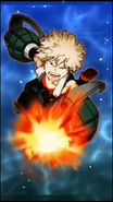 Katsuki Bakugo Skill Character Art 9 Smash Rising