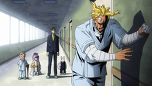 All Might and Sir Nighteye break up