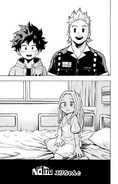 Izuku and Mirio check on a recovered Eri.