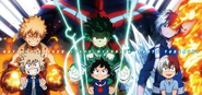 Heroes Rising Class 1-A's Big 3