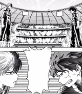 Izuku vs. Shoto.