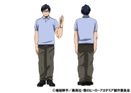 Tenya Ida Casual TV Animation Design Sheet