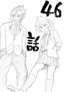 Tetsutetsu and Itsuka in chapter 46 Sketch.