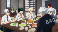 Dinner at the Todoroki residence.