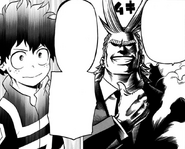 All Might's encouragement