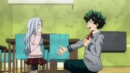 Izuku cheers up Eri.