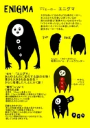 Original Design Concept for Enigma's Quirk by Tanba Uroko.