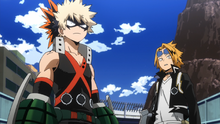 Katsuki Bakugo and Denki Kaminari