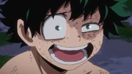 Izuku thinks Mezo saved their friends