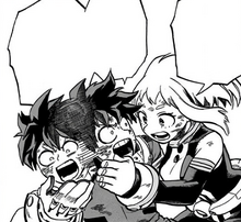 Ochaco askes Deku if he’s alright