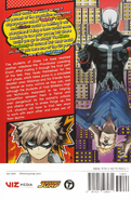 Katsuki on the back of Volume 13 (US cover)