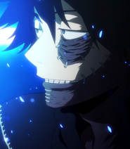 Dabi after attacking Shota Aizawa