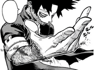 Dabi ready to attack.