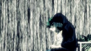 Izuku is paralyzed with fear.