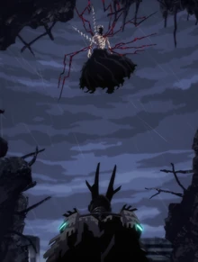 All For One floats above, mocking All Might's resistance.