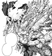 Tomura demonstrating his Quirk Singularity.