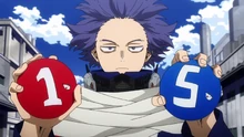 Hitoshi will be a member of Class 1-A's first team and Class 1-B's fifth team.